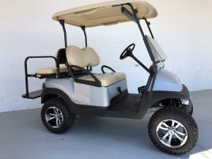 Silver 6 Inch Lifted Club Car Precedent Golf Cart 029